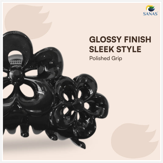 Stylish Korean hair claw clip flower shape accessory