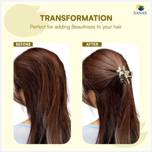 Sanas Duo Butterfly Clip For Women 1 Pcs