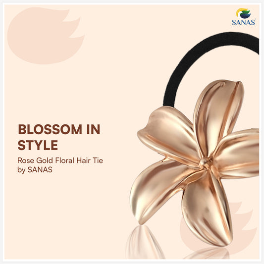 Sanas Metal Rubber Band For Women Pack Of 3