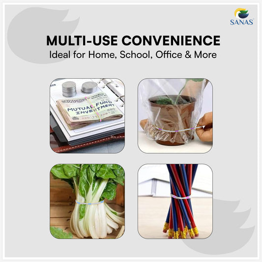 Sanas Medium Elastic Rubber Band 1100Pcs