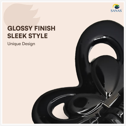 SANAS (4 Pcs) Butterfly Hair Claw Clips Stylish Aesthetic Korean Fashion Hair Accessories for Women and Girls Versatile 4 Shades (4 Pcs)