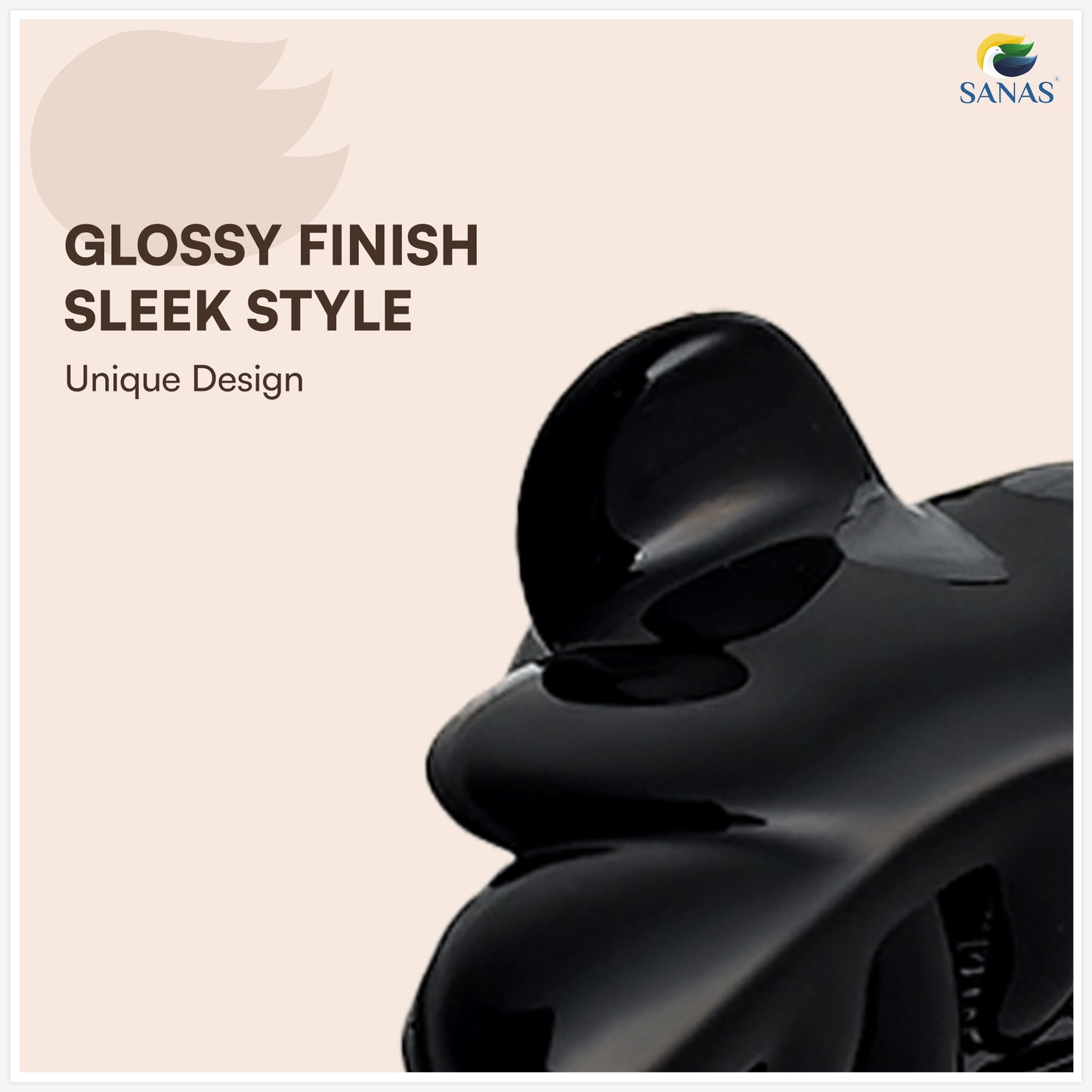 SANAS (4 Pcs) Small Hair Claw Clips Stylish Aesthetic Clutchers Cute Hair Accessories for Women and Girls Versatile 4 Shades (4 Pcs)