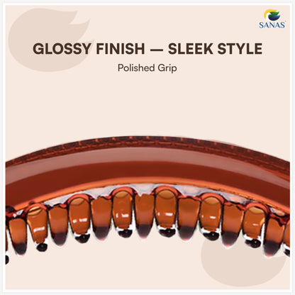 polished grip with 'Glossy Finish -  'SANAS'