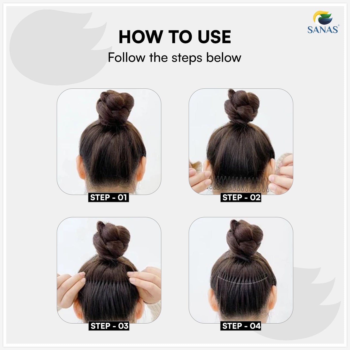 Invisible Hair Pin for French Twist Hair Accessories For Women