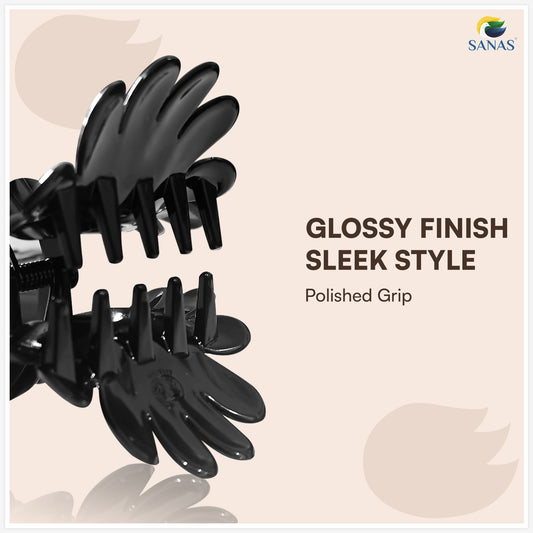 SANAS (3 Pcs) Flower Hair Clips Stylish Sunflower Claw Clips Hair Accessories for Women and Girls Multi Shade Variety (3 Pcs)