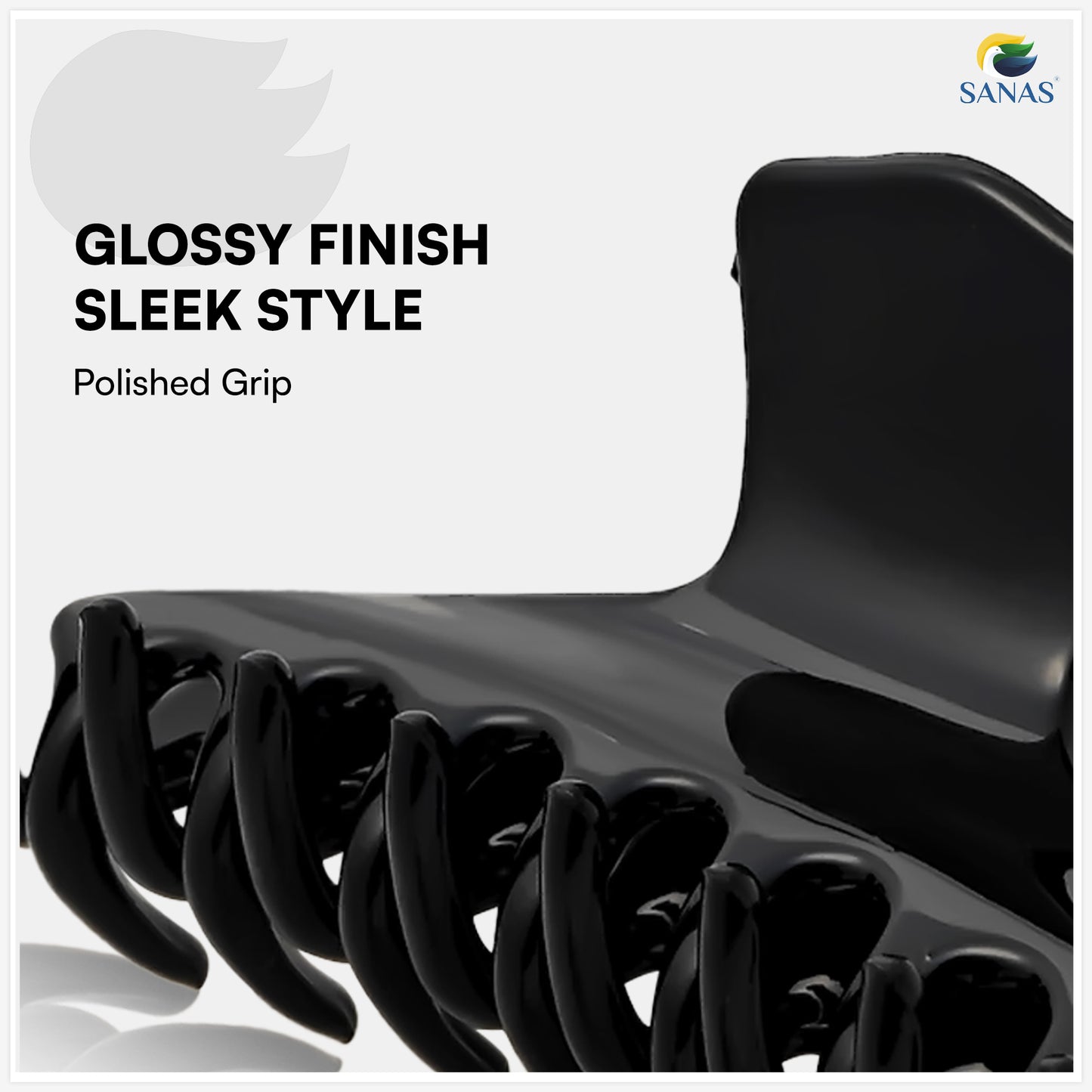 SANAS (2 Pcs) Stylish Hair Clips Clutchers Claw Clips Hair Accessories for Women and Girls (2 Pcs)