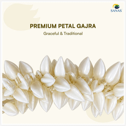 Sanas Scented Artificial Mogara Gajra With Bobby Pins for Hair