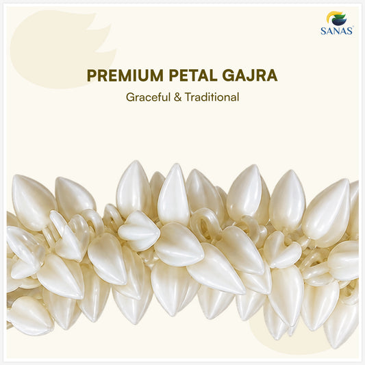Sanas Scented Artificial Mogara Gajra With Bobby Pins for Hair