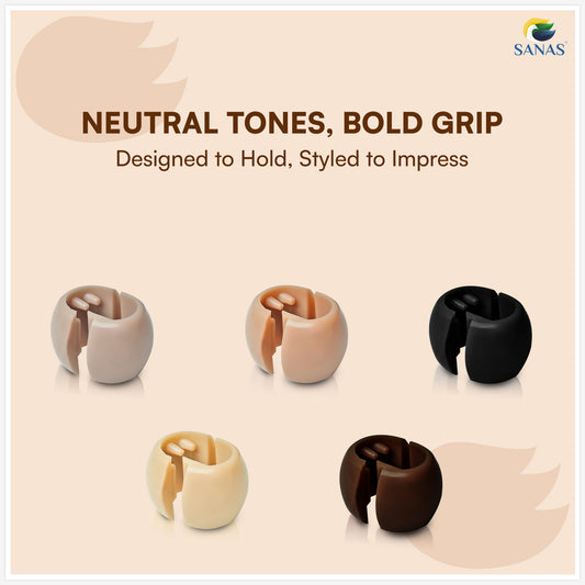 Sanas Baby Hair Beads Brownish Pack Of 100