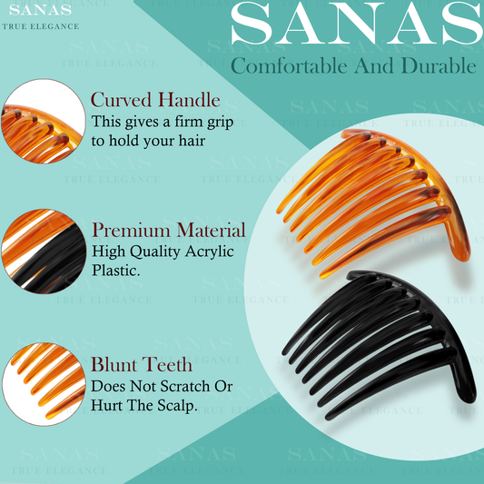 Sanas Hair Side Comb Pin 3Pcs