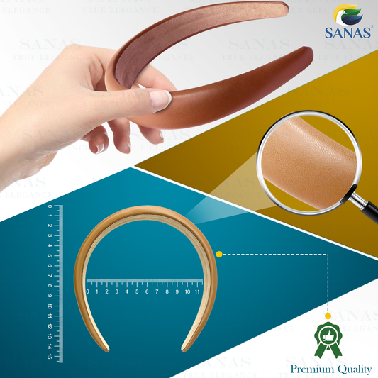 Sanas Leather Head Bands - 3Pcs