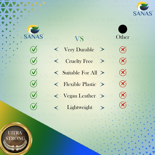 Sanas Leather Head Bands - 3Pcs