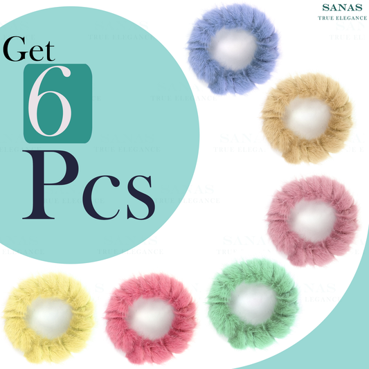 Fashion hair scrunchies for daily wear