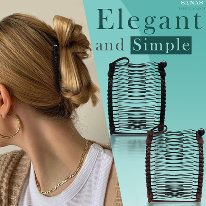 Sanas French Twist Hair Clip Comb For Women - 2Pcs
