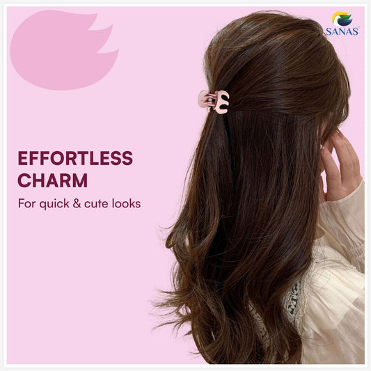 Cute mini curve clips for girls – Sanas kids hair accessories 10 pcs