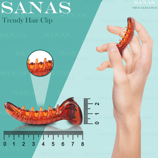 Sanas Medium Size Banana Clips - 3Pcs