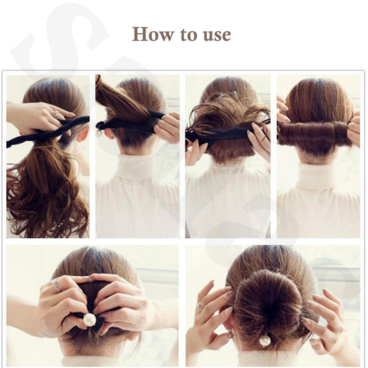 Sanas Donut Bun Maker for Women - 2Pc