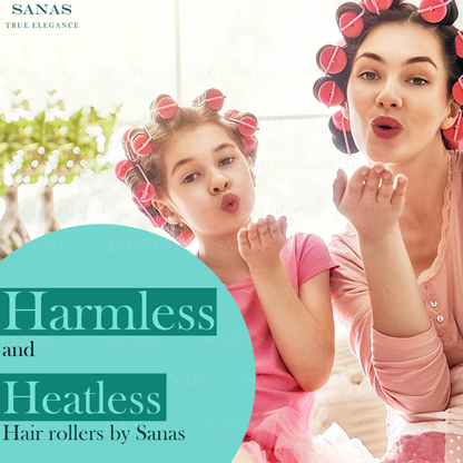 Sanas Foam Hair Rollers - 20Pcs