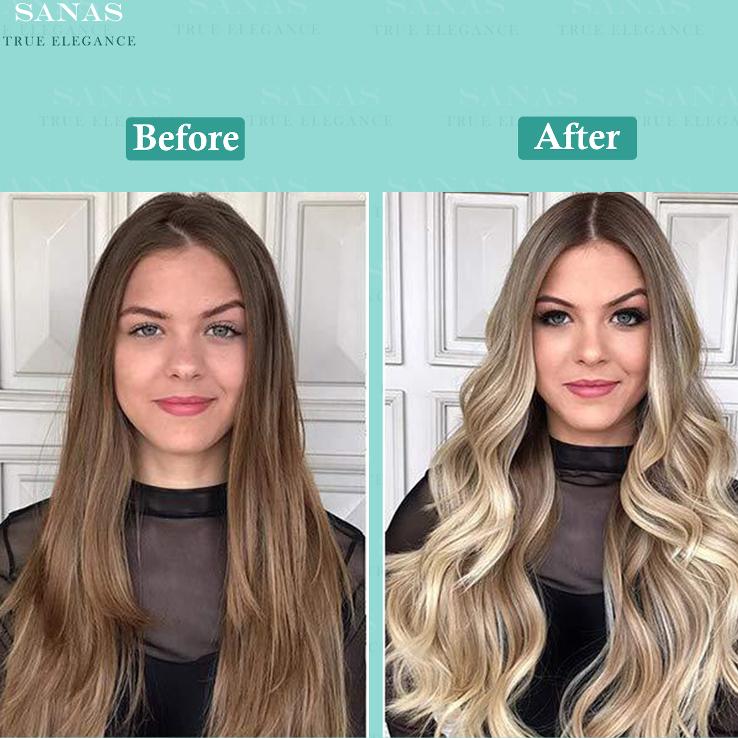 Sanas Self Grip Curler Rollers for Hair - 20Pcs