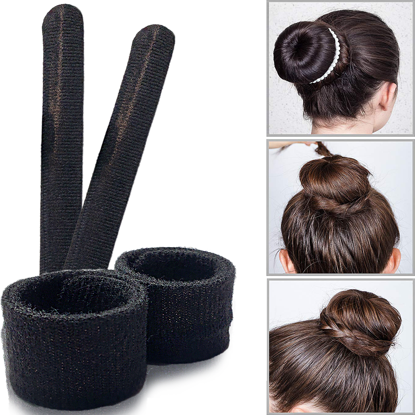 Sanas French Twist Hair Wrap Snap Disk - 1Pc