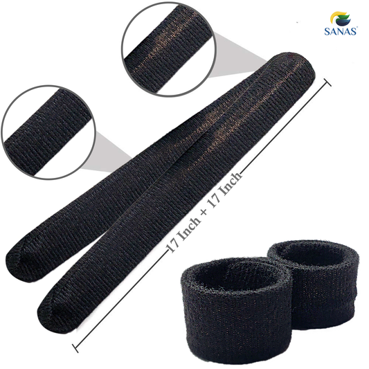 Sanas Hairagami Hair Styling Roll – Bun & Ponytail Styling Accessory – 2 Pcs