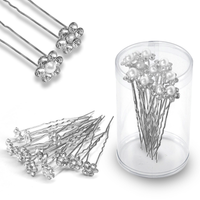 Sanas Updo Hair Accessories Rhinestone - 24Pcs