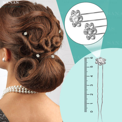 Sanas Updo Hair Accessories Rhinestone - 24Pcs