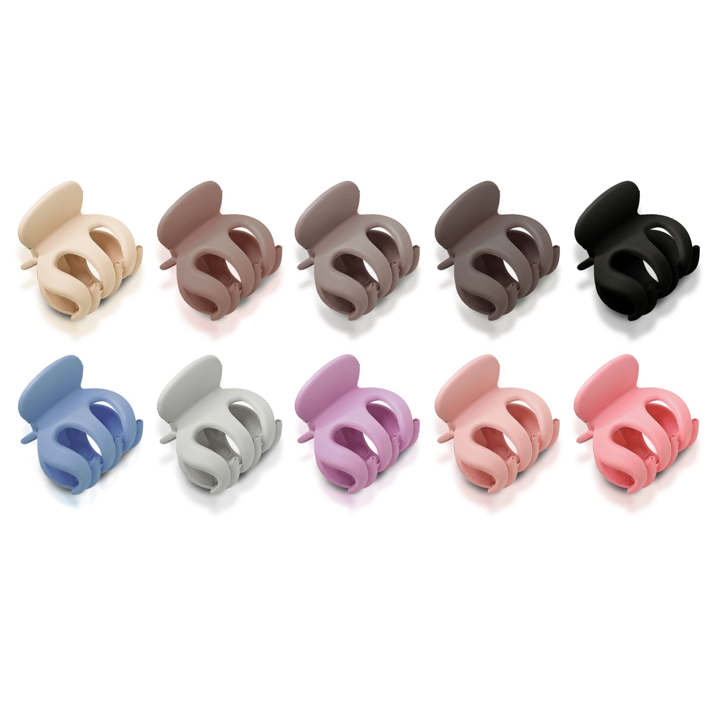 Kids mini curve clip set – Sanas 10 pcs girls hair clips