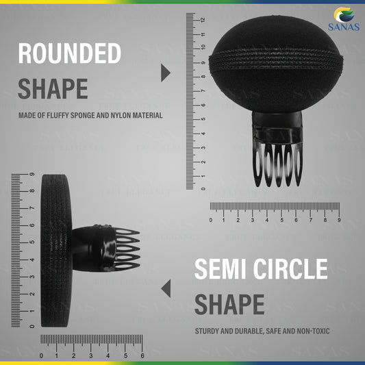 Sanas Hair Puff with Insert MIX - 2Pc