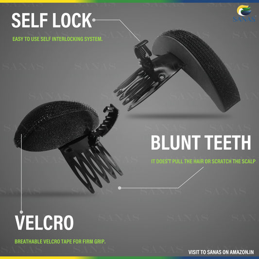 Sanas Hair Puff with Insert MIX - 2Pc