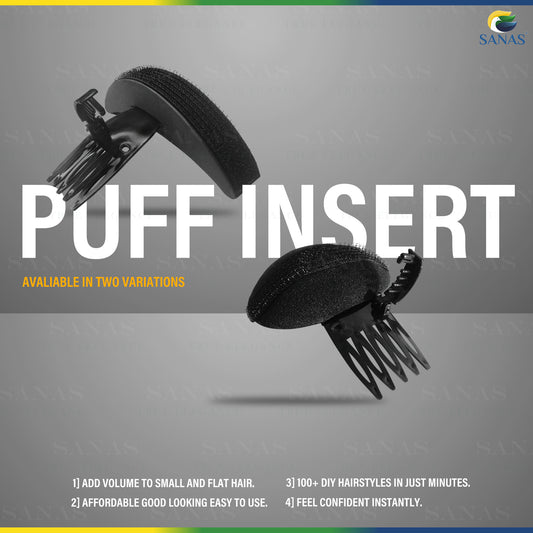 Sanas Hair Puff with Insert MIX - 2Pc