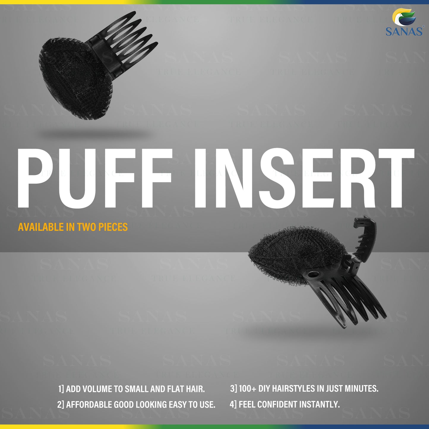 Sanas Puff Maker For Hair Styles - 2Pcs