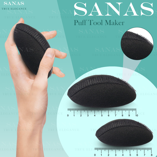 Sanas Oval Hair Puff Up and Puff Maker - 2Pcs