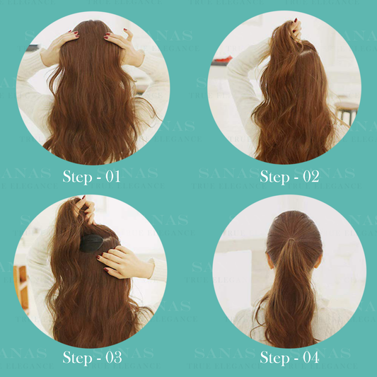 Sanas Oval Hair Puff Up and Puff Maker - 2Pcs