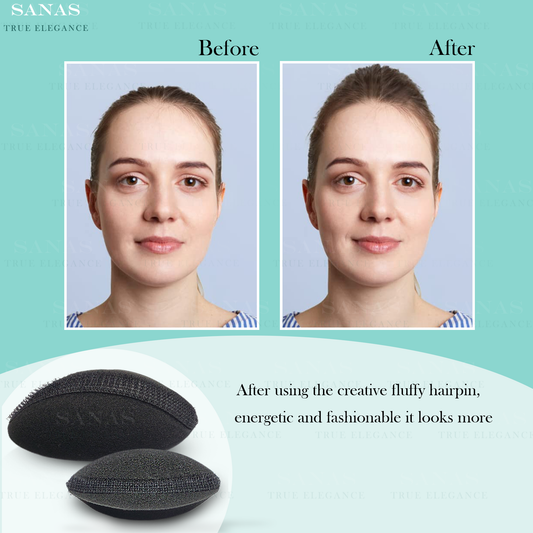 Sanas Oval Hair Puff Up and Puff Maker - 2Pcs
