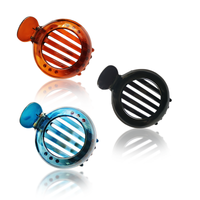 Sanas Round Alligator Bun Clip - 3Pcs