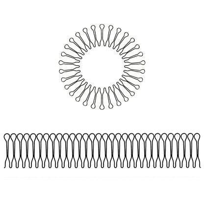 Sanas invisible hair fringe styling belt – puff and bangs hair accessory