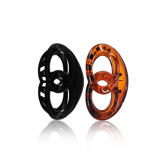 Sanas Hair Clip Korean Big O - 2Pcs
