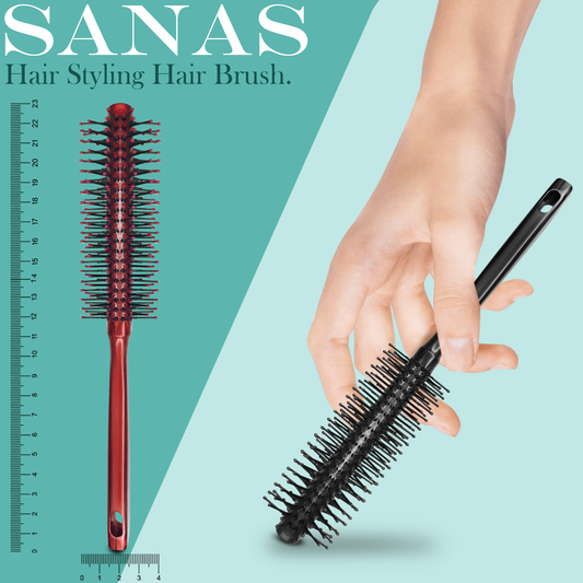 Blowout brush for volume and smooth hair