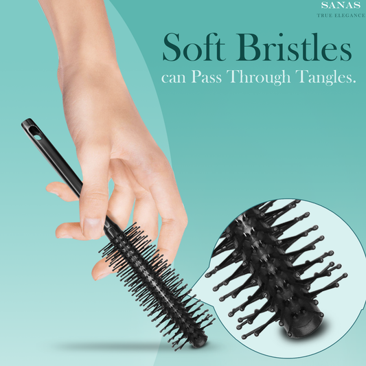 Professional round brush for blow drying