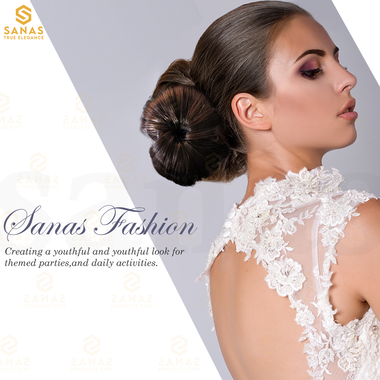 Sanas Clutch Hair Buns For Women - 1Pc