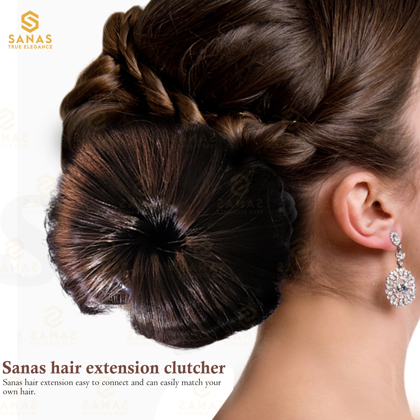 Sanas Clutch Hair Buns For Women - 1Pc