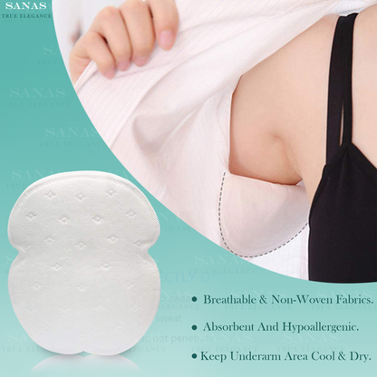 Sanas Disposable Sweat Pads For Underarms - 10Pcs