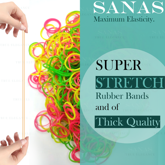 Sanas Nylon Rubber Bands for Home/Kitchen/Office - 50grams