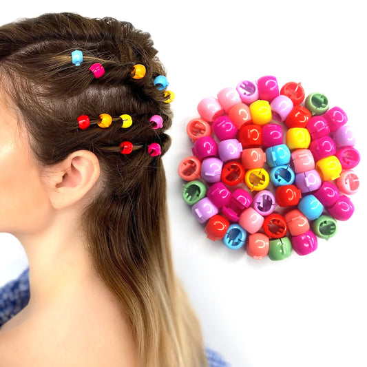 Sanas Cute Beads Baby Hair Clip - 100Pcs