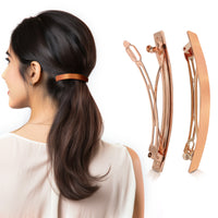 Sanas Metal Copper Hair Clip - 1Pc