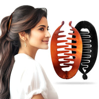 Sanas Banana Multicolor Hair Clip - 4Pcs