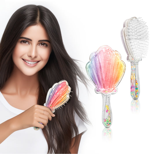 Sanas Glitter Hair Paddle Brush - 1Pc