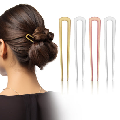 Sanas Hair Fork U Pin - 4Pcs