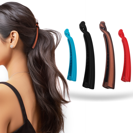 Lightweight banana clutcher clip for daily wear